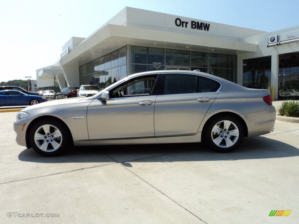 2011 5 Series 528i Sedan - Cashmere Silver Metallic / Venetian Beige photo #3