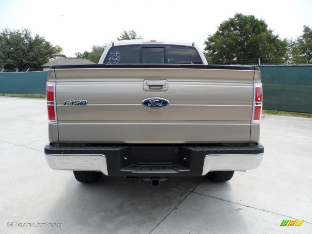 Pale Adobe Metallic 2011 Ford F150 Lariat SuperCrew 4x4 Exterior Photo #50497669