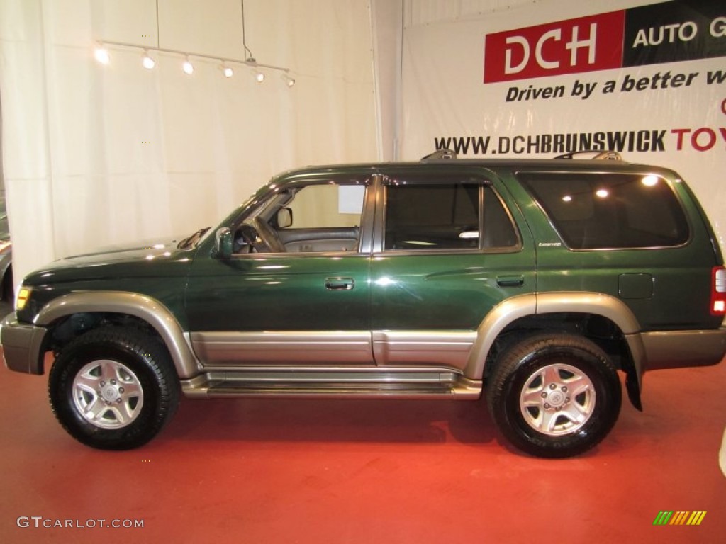 1999 4Runner Limited 4x4 - Imperial Jade Green Mica / Oak photo #3