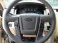 Pale Adobe 2011 Ford F150 Lariat SuperCrew 4x4 Steering Wheel