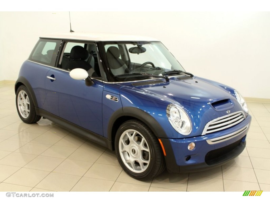 2006 Cooper S Hardtop - Hyper Blue Metallic / Space Gray/Panther Black photo #1