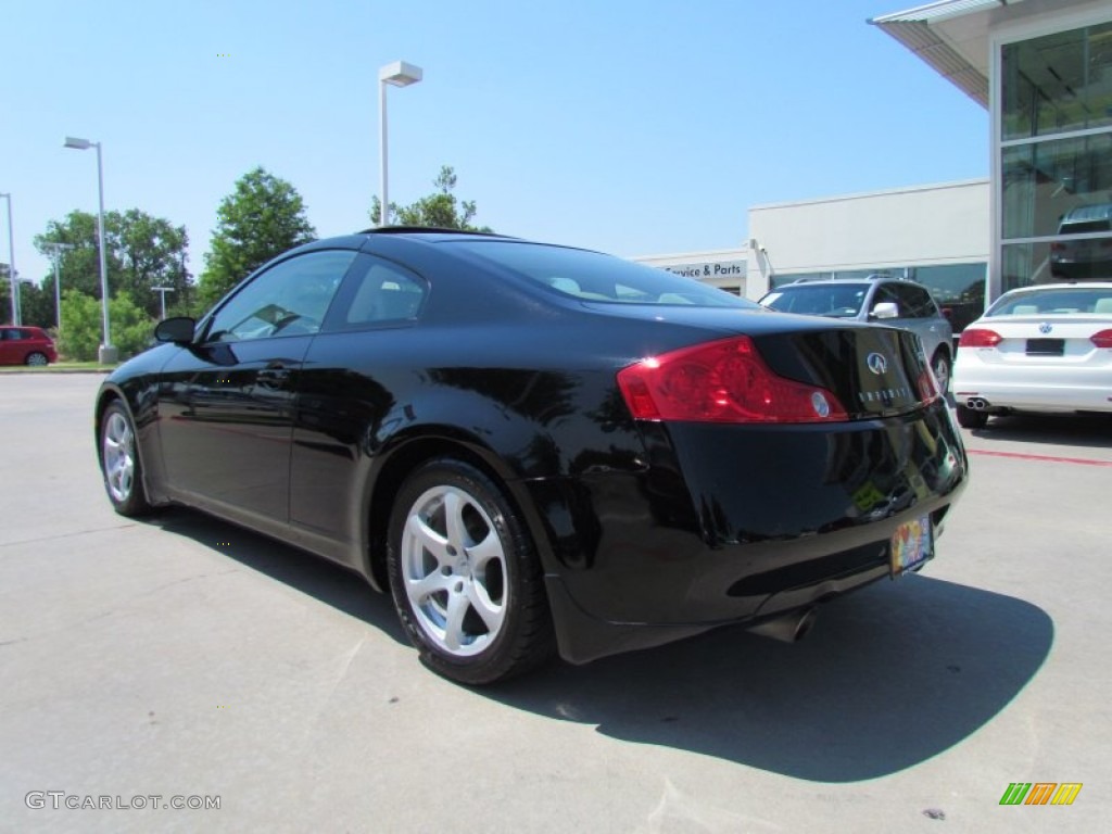 Black Obsidian 2004 Infiniti G 35 Coupe Exterior Photo #50498711