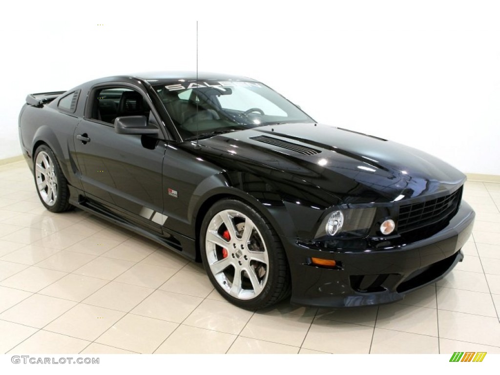 2005 Mustang Saleen S281 Supercharged Coupe - Black / Dark Charcoal photo #1