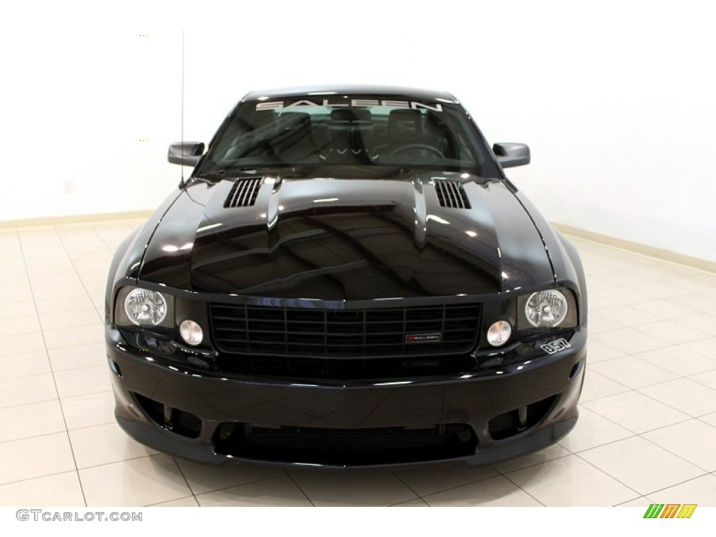 2005 Mustang Saleen S281 Supercharged Coupe - Black / Dark Charcoal photo #2