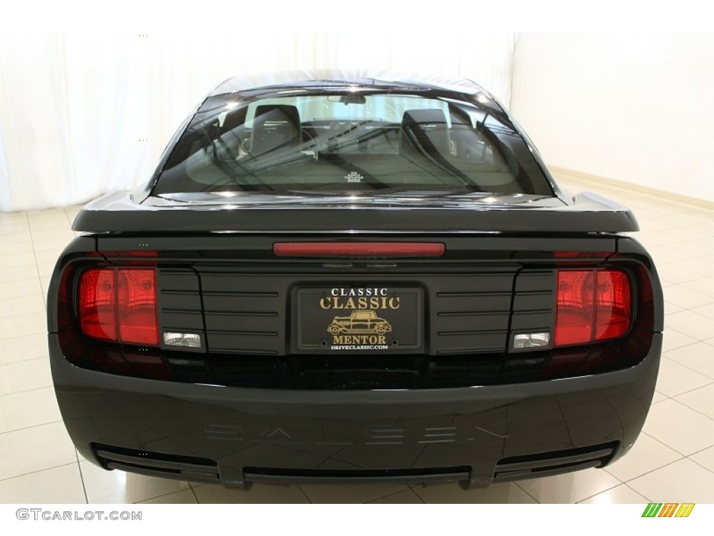 2005 Mustang Saleen S281 Supercharged Coupe - Black / Dark Charcoal photo #5