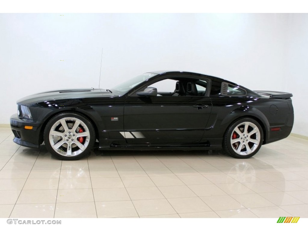 2005 Mustang Saleen S281 Supercharged Coupe - Black / Dark Charcoal photo #6