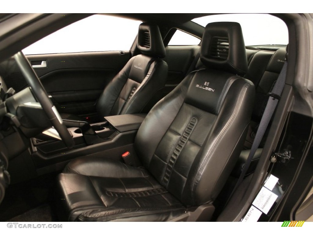 Dark Charcoal Interior 2005 Ford Mustang Saleen S281 Supercharged Coupe Photo #50499011