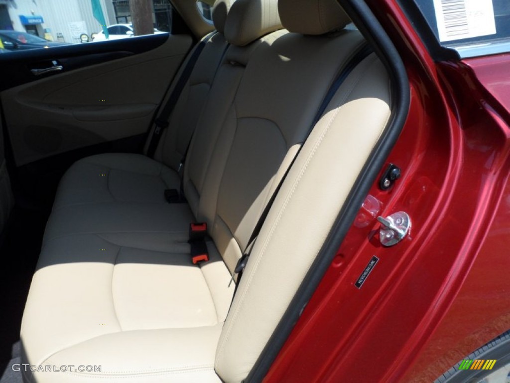 2011 Sonata Limited 2.0T - Venetian Red / Camel photo #22
