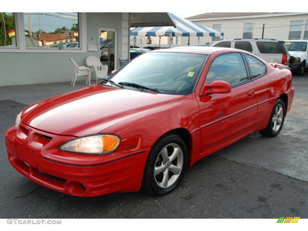 Bright Red 2001 Pontiac Grand Am GT Coupe Exterior Photo #50499518