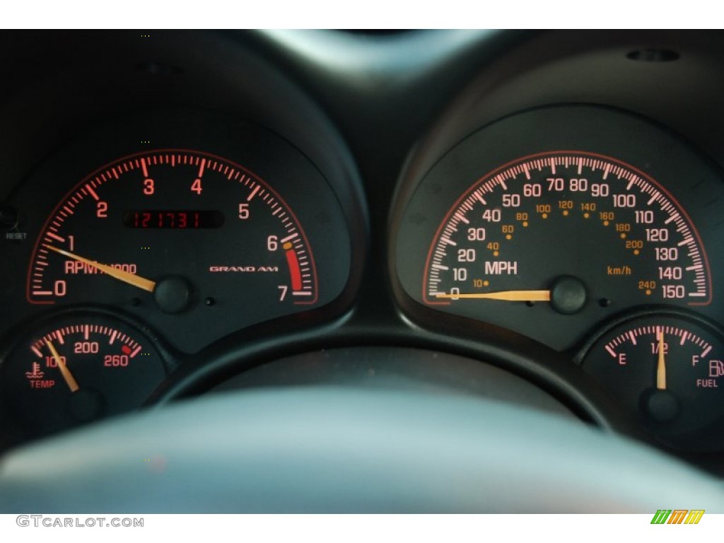 2001 Pontiac Grand Am GT Coupe Gauges Photo #50499587