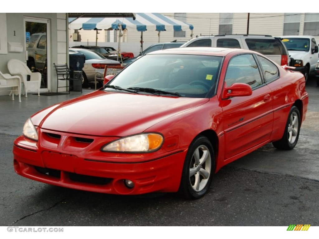 2001 Grand Am GT Coupe - Bright Red / Dark Pewter photo #11