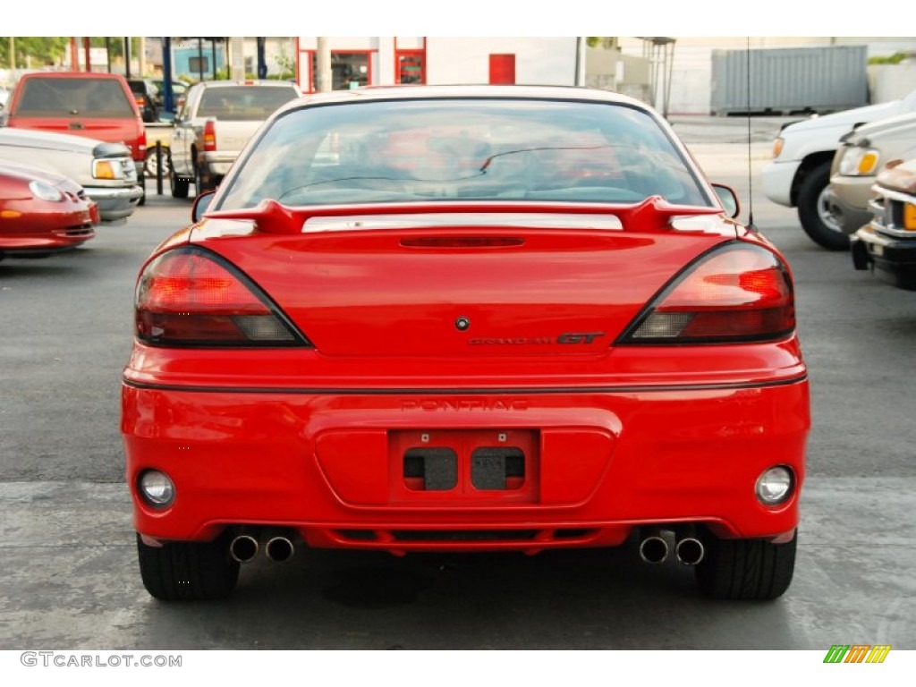 2001 Grand Am GT Coupe - Bright Red / Dark Pewter photo #13