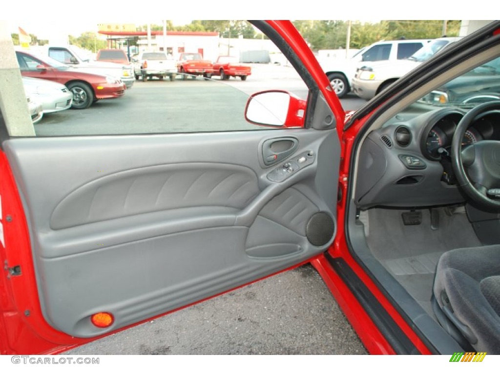 2001 Pontiac Grand Am GT Coupe Dark Pewter Door Panel Photo #50499638