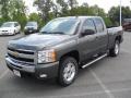 2011 Steel Green Metallic Chevrolet Silverado 1500 LT Extended Cab 4x4  photo #1