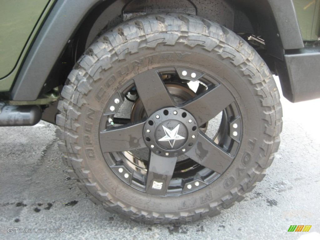 2009 Jeep Wrangler Unlimited X 4x4 Custom Wheels Photo #50502433
