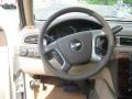 Dark Cashmere/Light Cashmere 2011 Chevrolet Avalanche LTZ 4x4 Steering Wheel