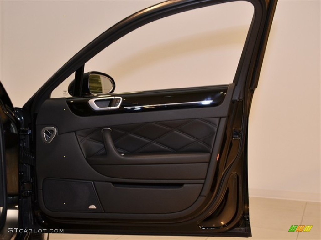 2009 Bentley Continental Flying Spur Mulliner Beluga Door Panel Photo #50502616