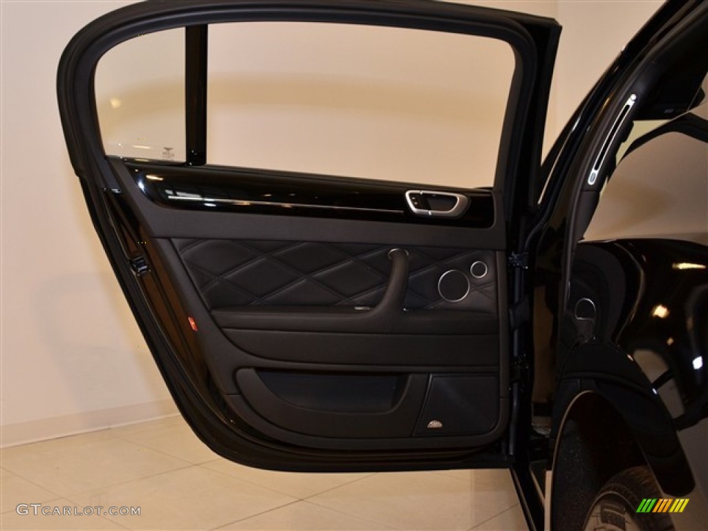 2009 Bentley Continental Flying Spur Mulliner Beluga Door Panel Photo #50502628
