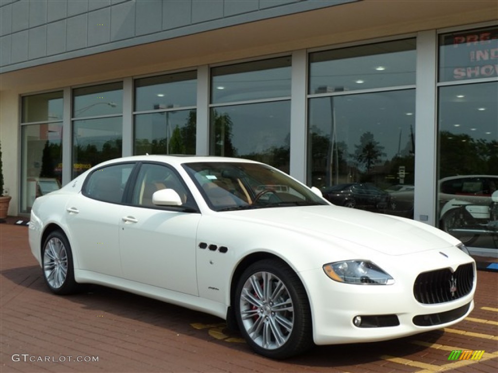Bianco Eldorado (White) 2011 Maserati Quattroporte S Exterior Photo #50502739