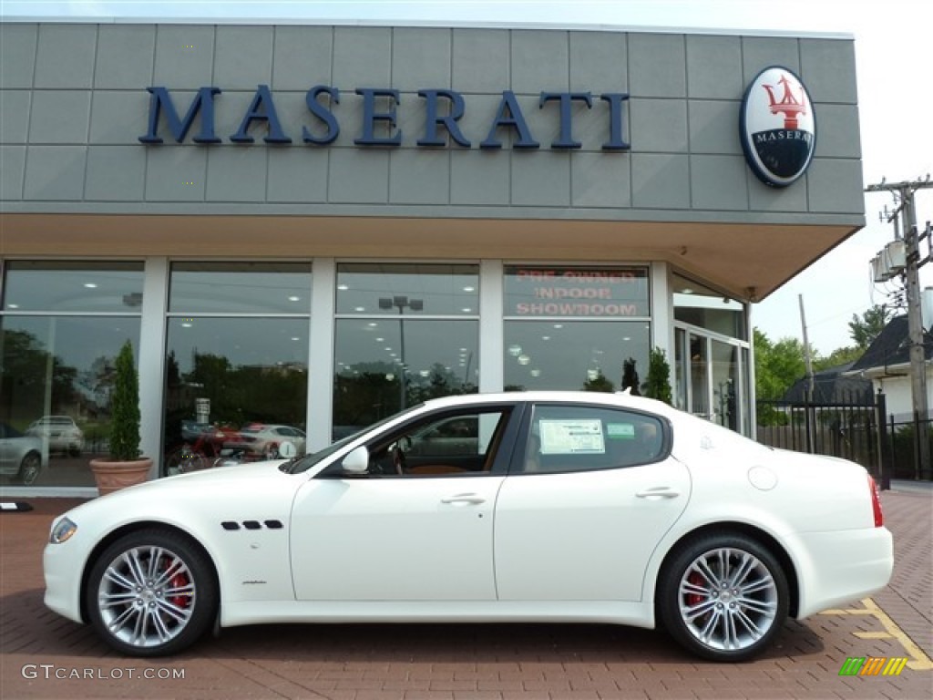 Bianco Eldorado (White) 2011 Maserati Quattroporte S Exterior Photo #50502790