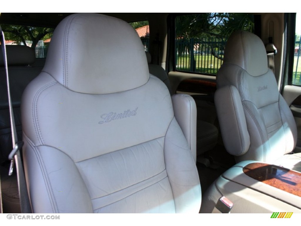 Medium Parchment Interior 2001 Ford Excursion Limited 4x4 Photo #50502976