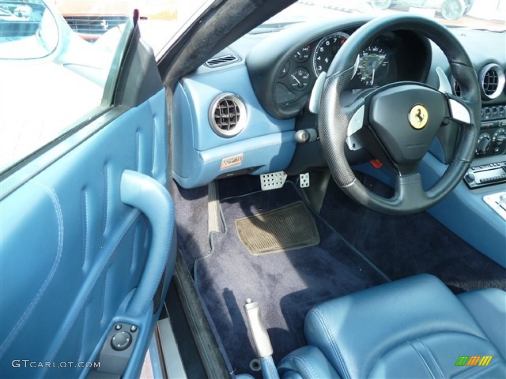 Blue Medio Interior 2003 Ferrari 575M Maranello F1 Photo #50503312