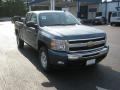 2011 Blue Granite Metallic Chevrolet Silverado 1500 LT Extended Cab 4x4  photo #7