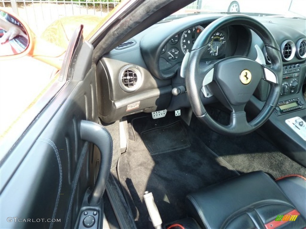 Nero (Black) Interior 2003 Ferrari 575M Maranello F1 Photo #50503684