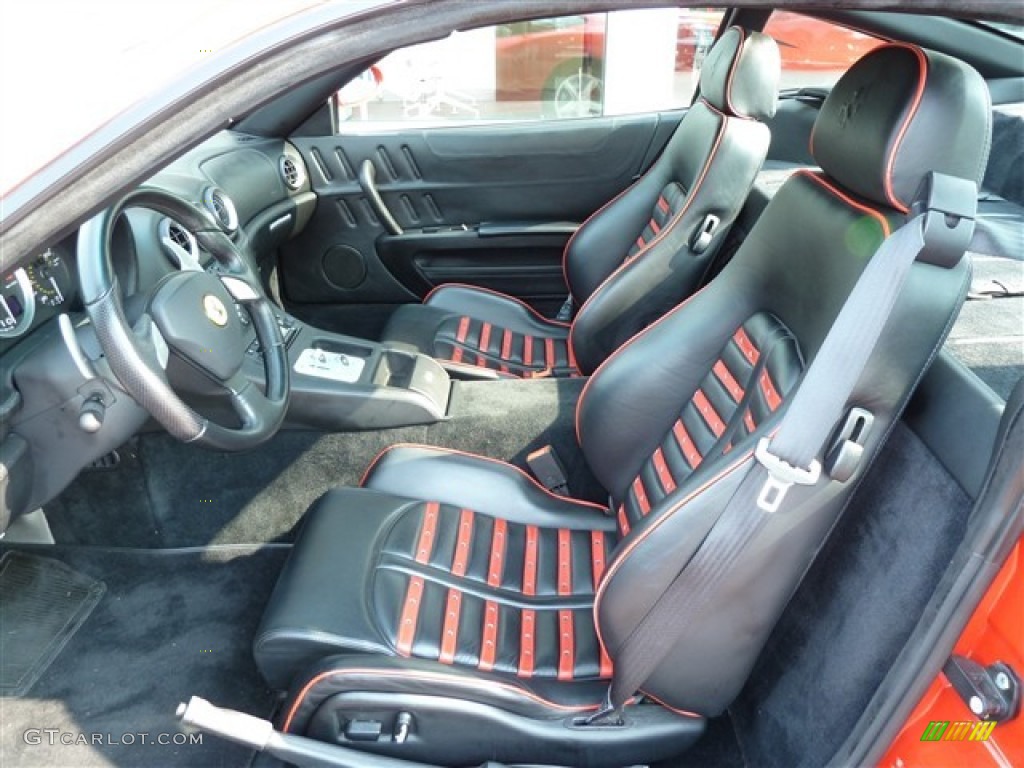 Nero (Black) Interior 2003 Ferrari 575M Maranello F1 Photo #50503699