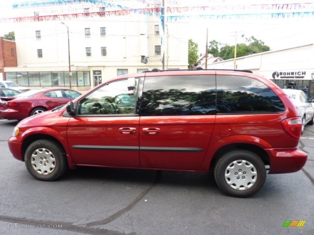 Inferno Red Tinted Pearlcoat 2003 Chrysler Voyager LX Exterior Photo #50503927