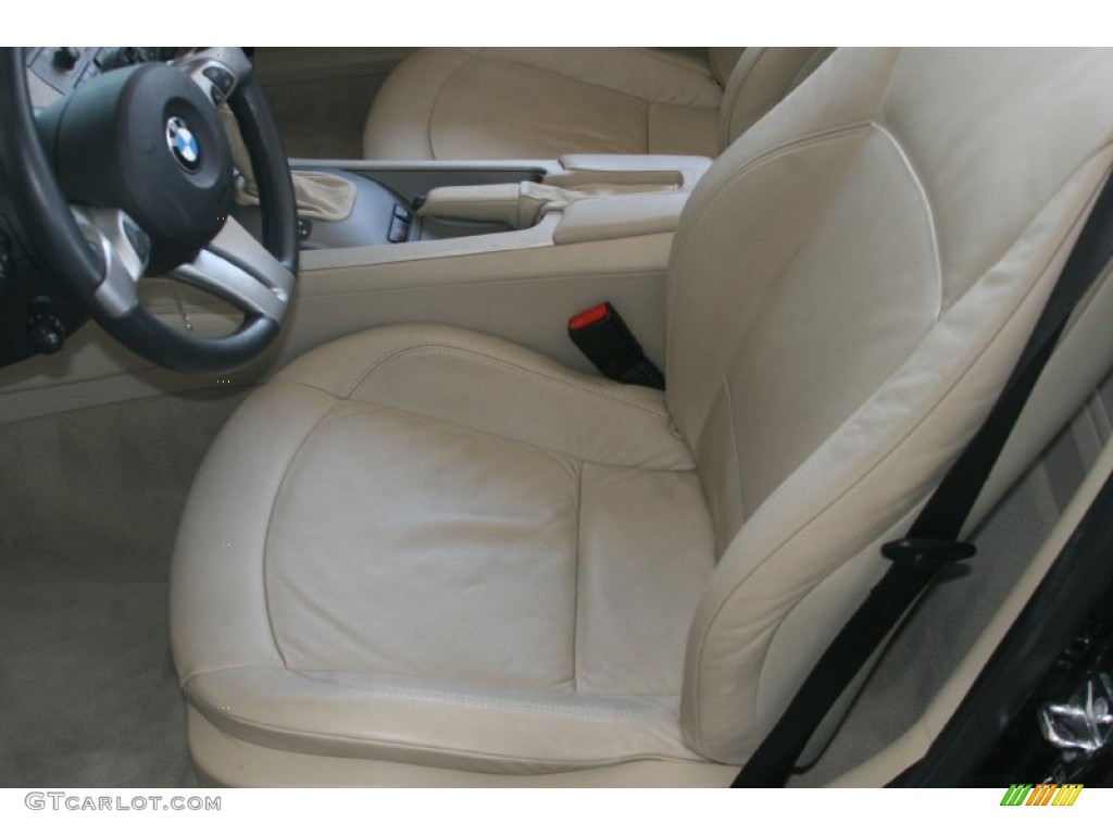 Beige Interior 2004 BMW Z4 3.0i Roadster Photo #50504236