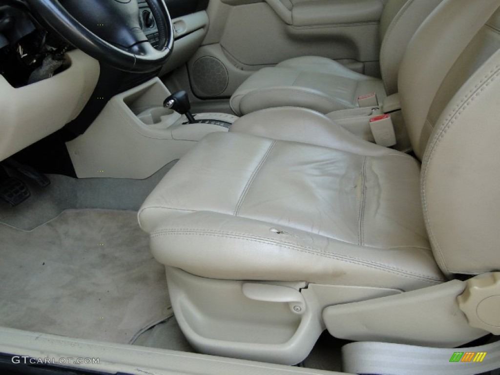 2002 Cabrio GLX - Marlin Blue Pearl / Beige photo #14