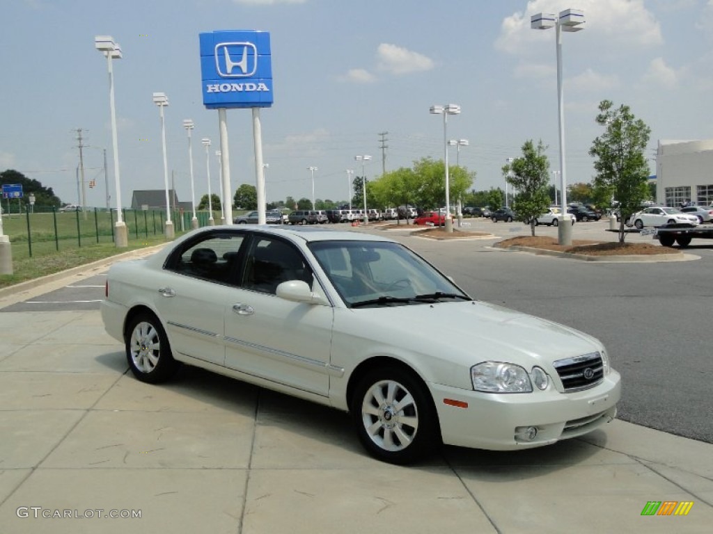 2006 Optima EX V6 - White / Gray photo #2