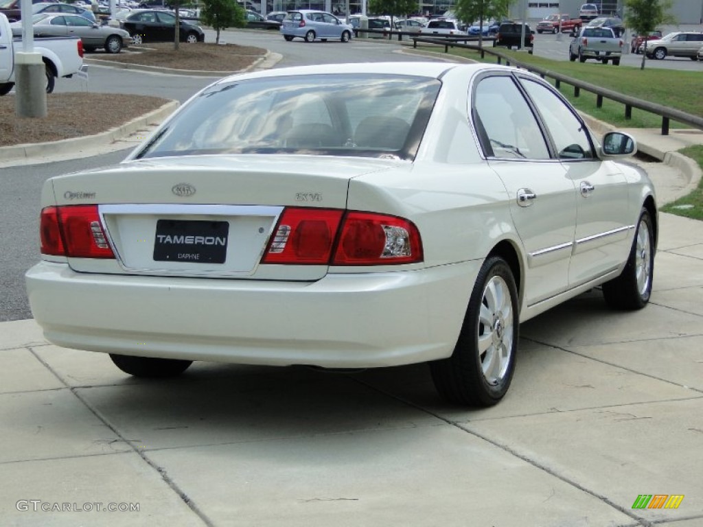 2006 Optima EX V6 - White / Gray photo #6