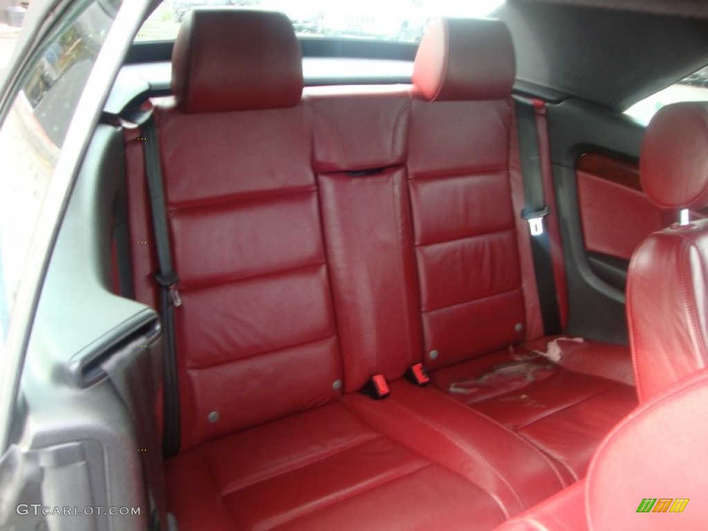 Red Interior 2004 Audi A4 3.0 quattro Cabriolet Photo #50506552