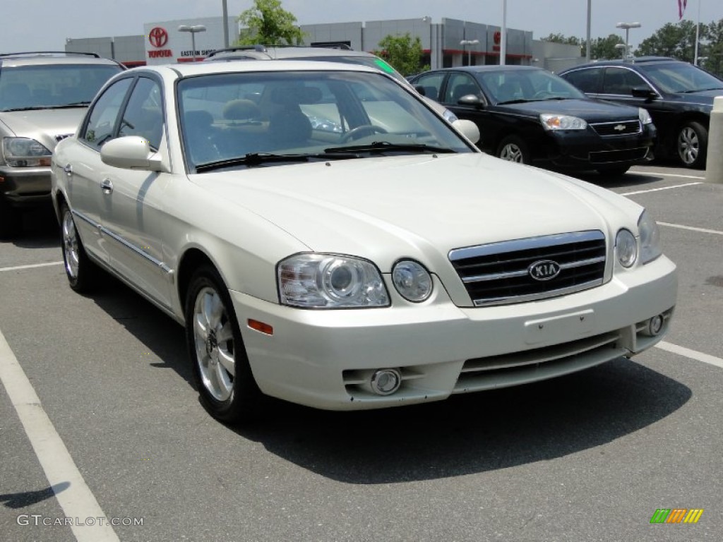 2006 Optima EX V6 - White / Gray photo #40