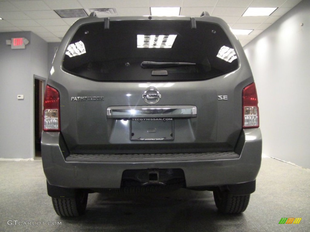 2008 Pathfinder SE V8 4x4 - Storm Gray / Graphite photo #7