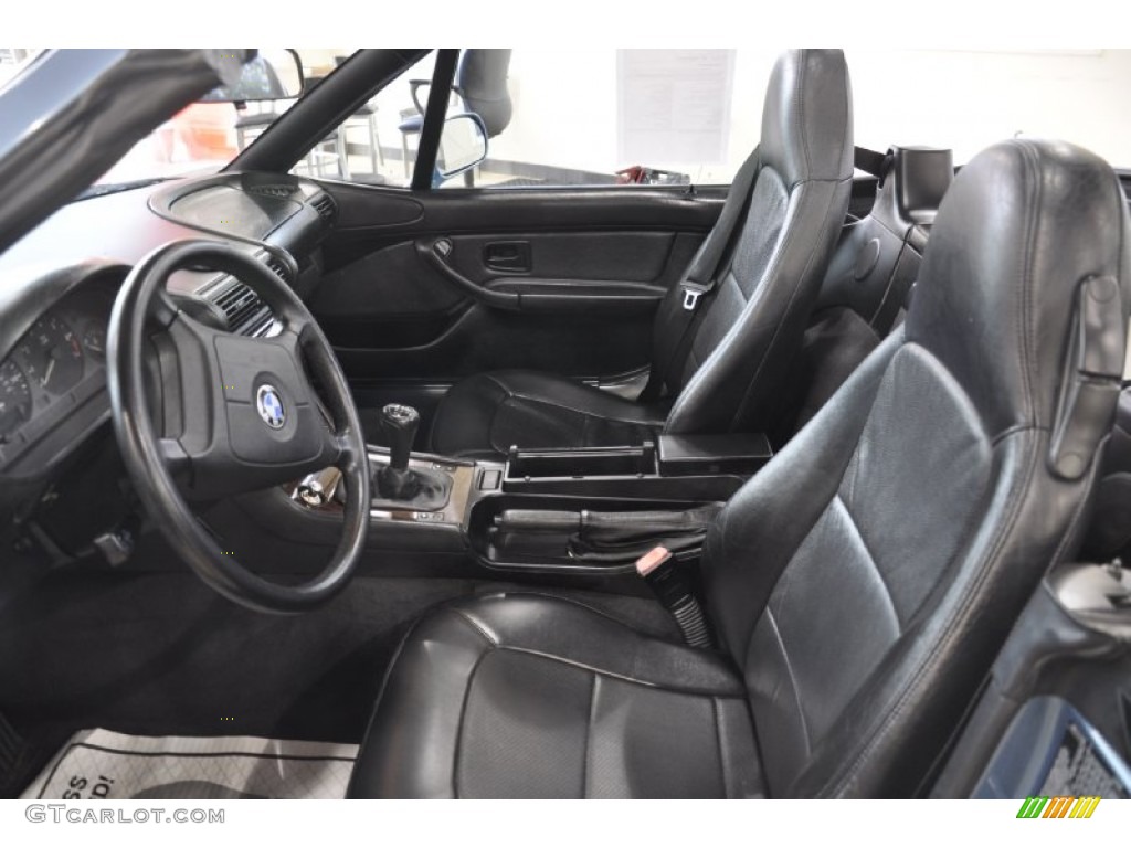 Black Interior 1997 BMW Z3 2.8 Roadster Photo #50507591