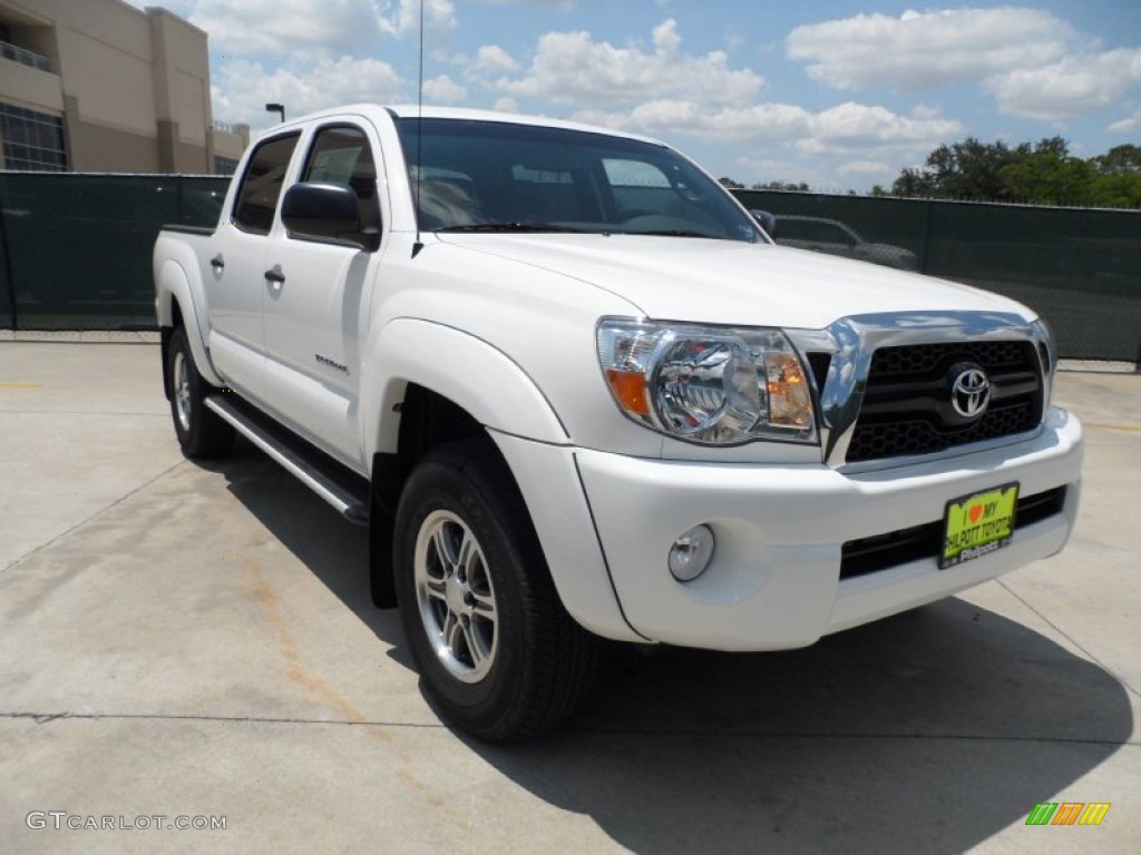 Super White Toyota Tacoma