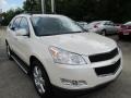 2011 White Diamond Tricoat Chevrolet Traverse LT AWD  photo #5