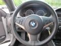 Black 2004 BMW 6 Series 645i Convertible Steering Wheel