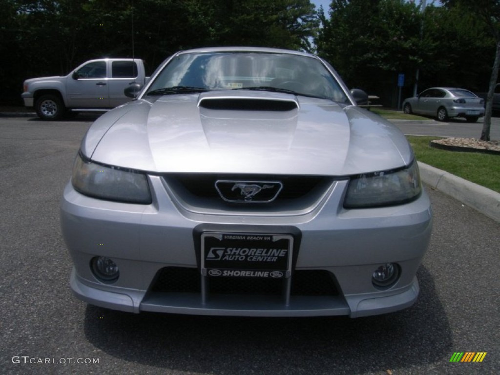 2003 Mustang GT Coupe - Silver Metallic / Dark Charcoal photo #9