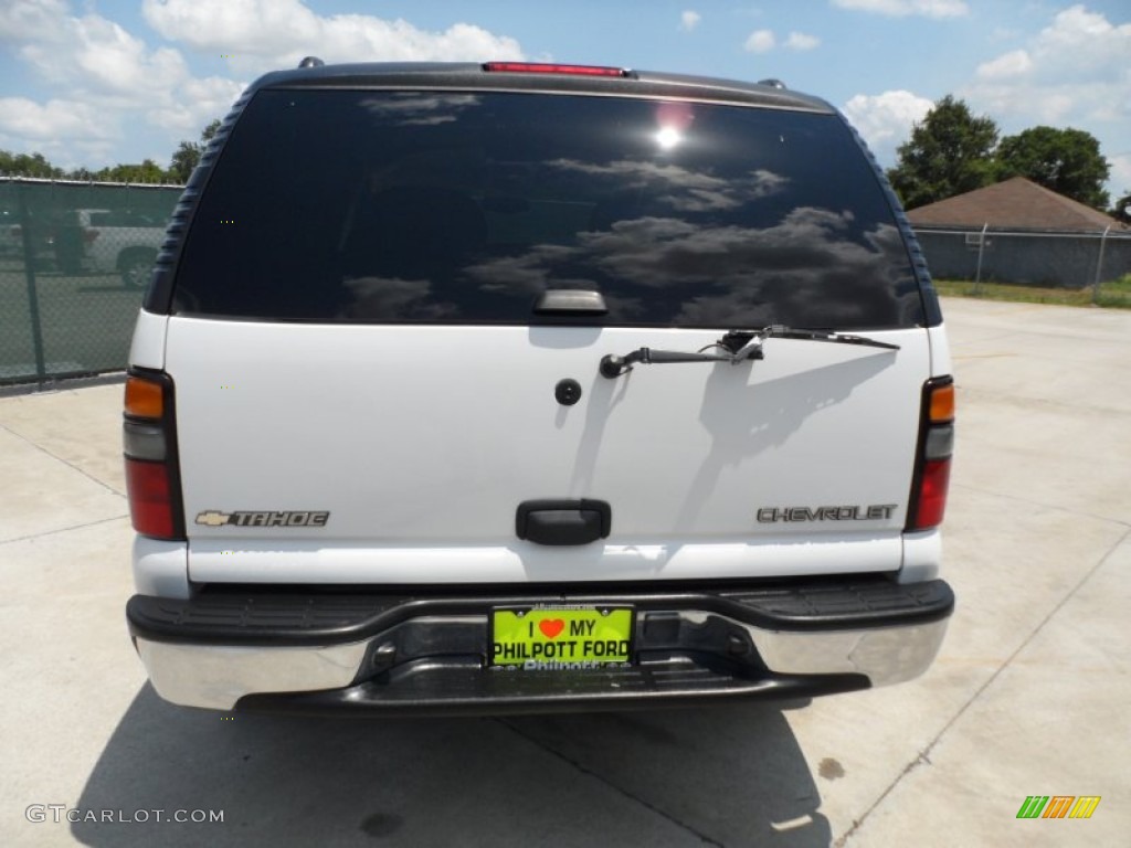 2005 Tahoe LS - Summit White / Gray/Dark Charcoal photo #4