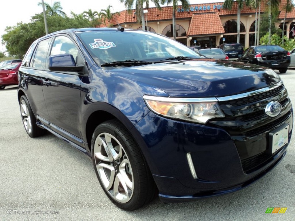 2011 Edge Sport - Kona Blue Metallic / Charcoal Black/Silver Smoke Metallic photo #2