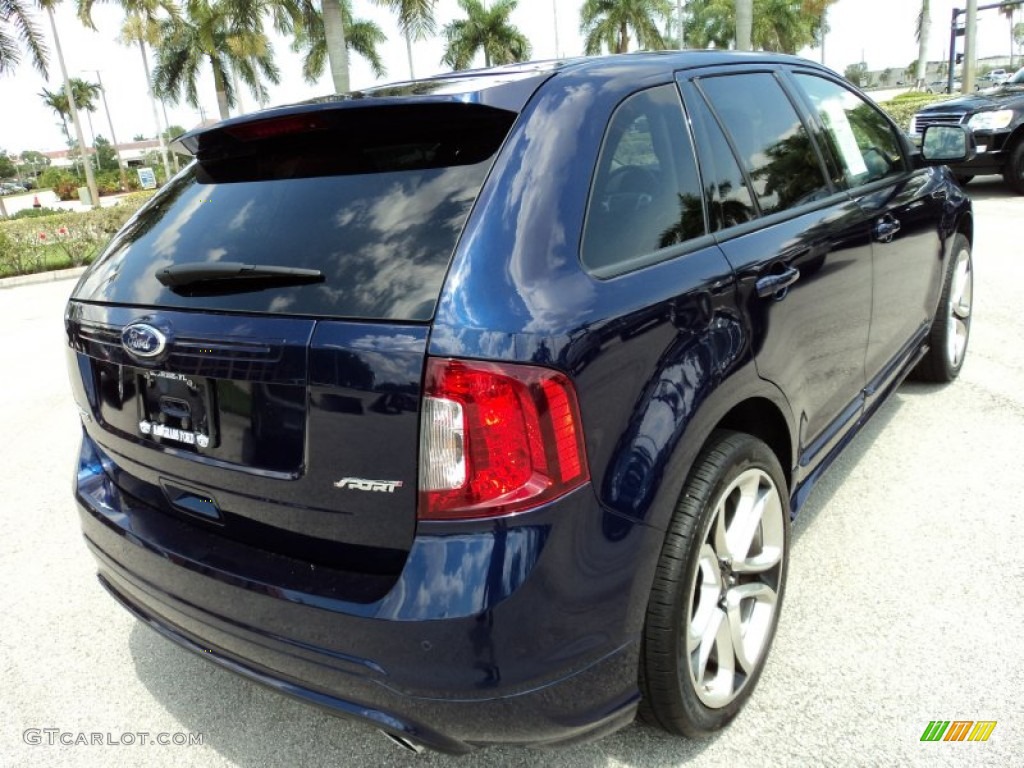 Kona Blue Metallic 2011 Ford Edge Sport Exterior Photo #50510479