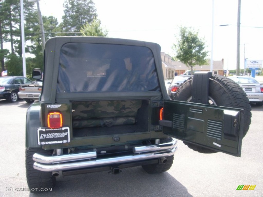 2005 Wrangler X 4x4 - Moss Green Pearlcoat / Camouflage photo #11