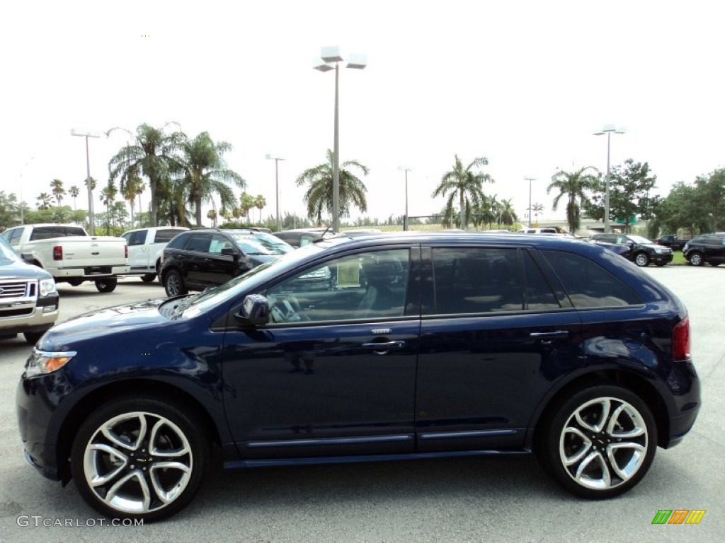 Kona Blue Metallic 2011 Ford Edge Sport Exterior Photo #50510534