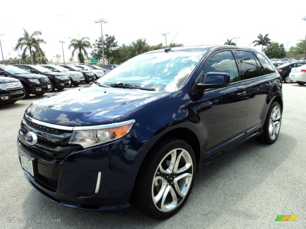Kona Blue Metallic 2011 Ford Edge Sport Exterior Photo #50510581