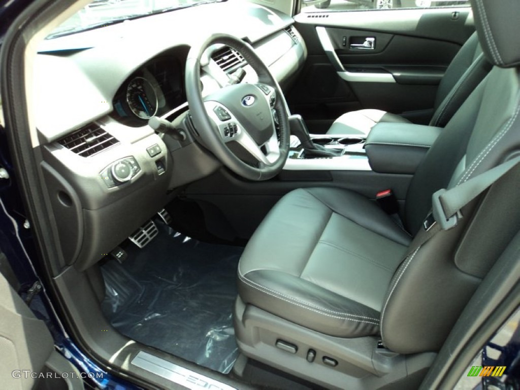 Charcoal Black/Silver Smoke Metallic Interior 2011 Ford Edge Sport Photo #50510650