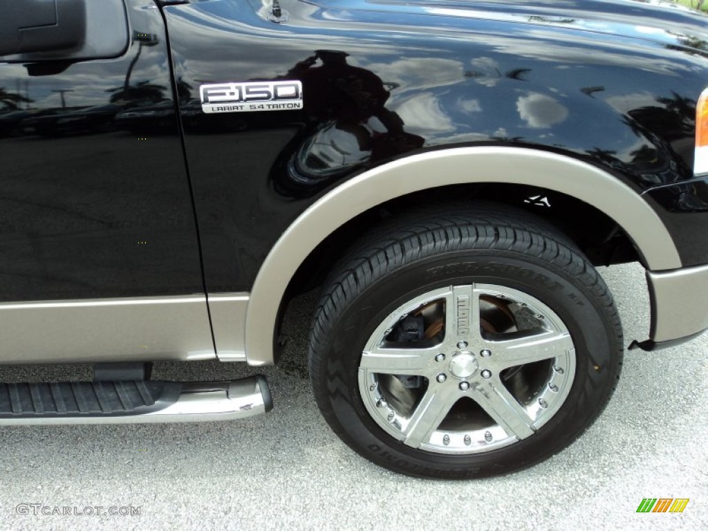 2006 Ford F150 Lariat SuperCab Custom Wheels Photo #50510917